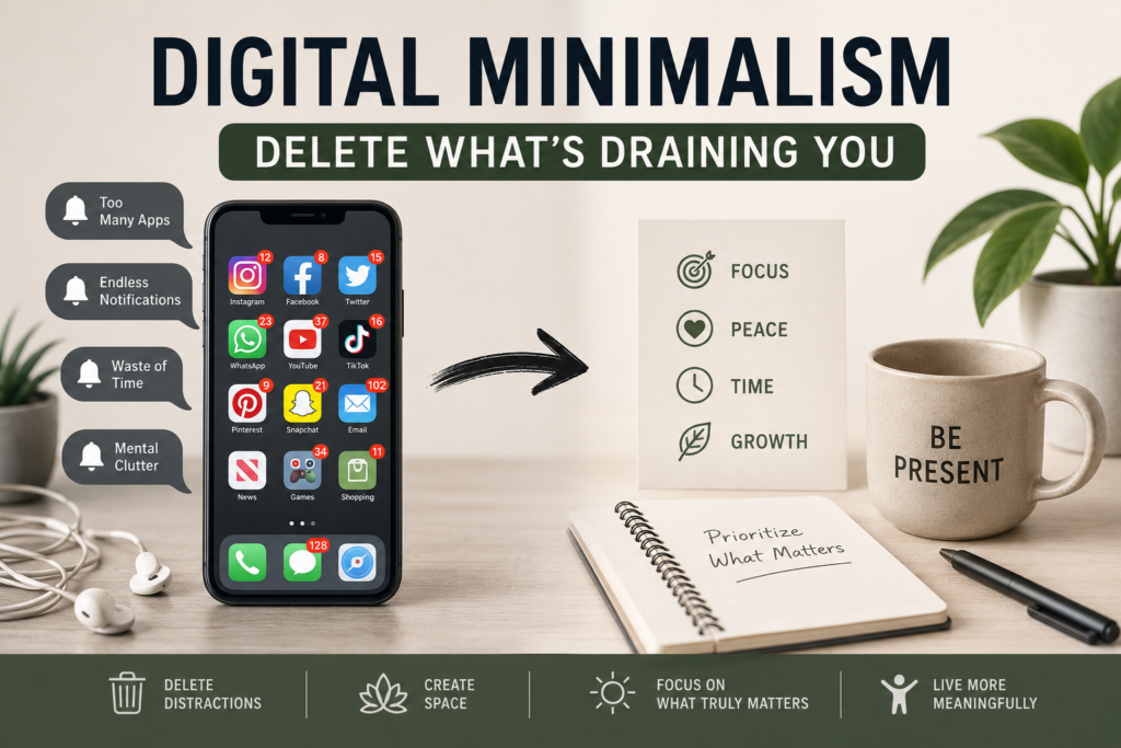 digital minimalism tips