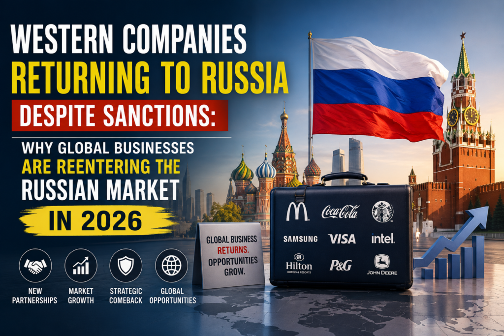 Western Companies Returning to Russia Despite Sanctions: Why Global Businesses Are Reentering the Russian Market in 2026 ?