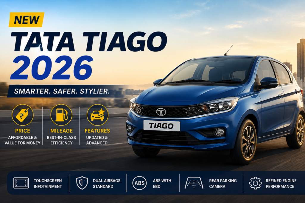 New Tata Tiago 2026: Price, Mileage and Updated Features