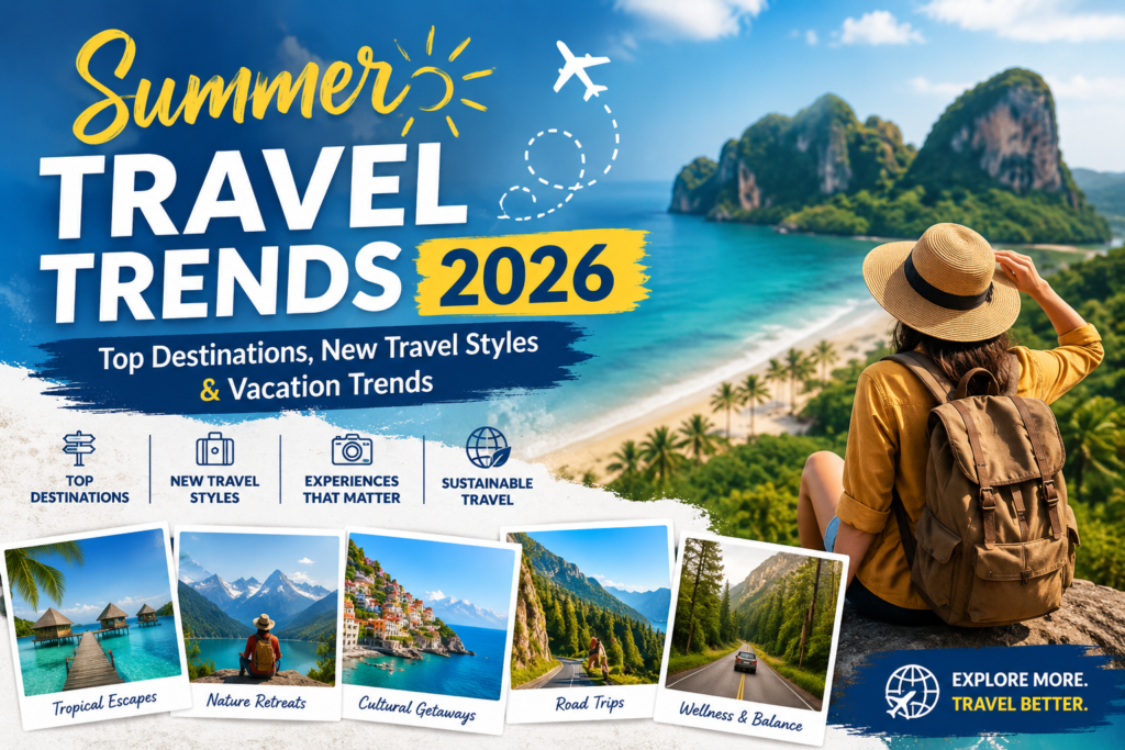Summer Travel Trends 2026: Top Destinations, New Travel Styles & Vacation Trends