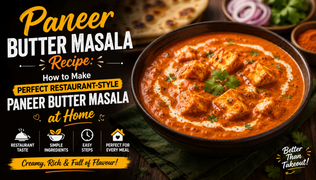 Paneer Butter Masala Recipe