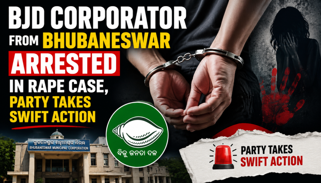 Bhubaneswar BJD Corporator Arrested