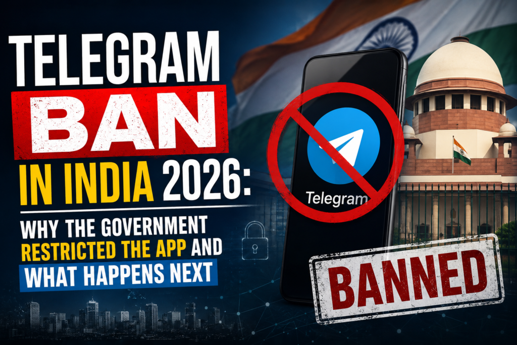 Telegram Ban in India 2026: Why the Government Restricted the App and What Happens Next ?