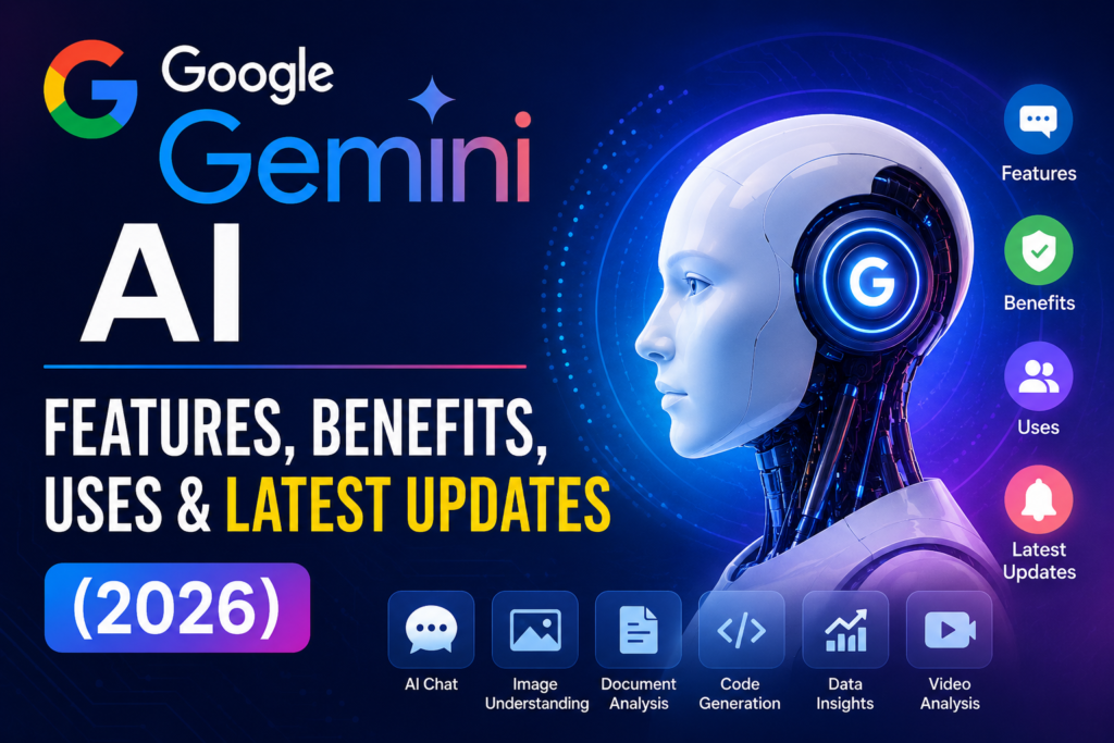 Google Gemini AI: Features, Benefits, Uses & Latest Updates (2026)