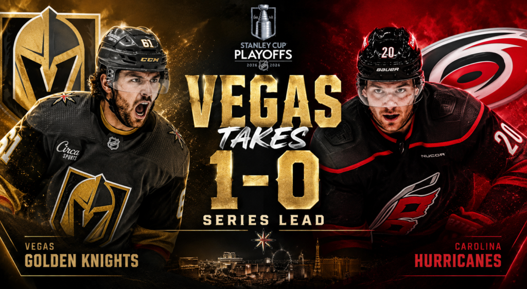 Golden Knights vs Hurricanes 2026: Vegas Takes 1-0 Series Lead