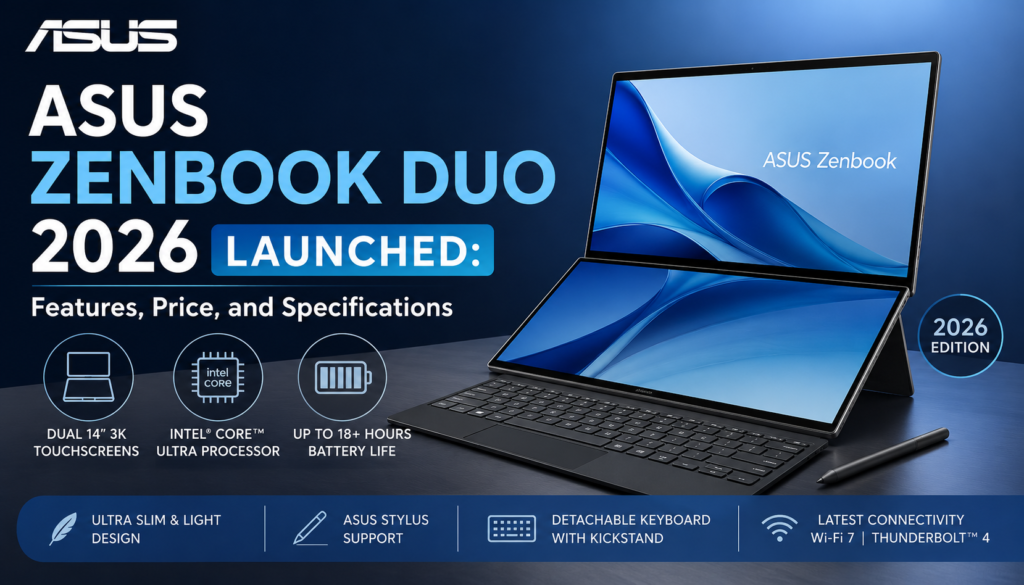 ASUS Zenbook Duo 2026 Launched