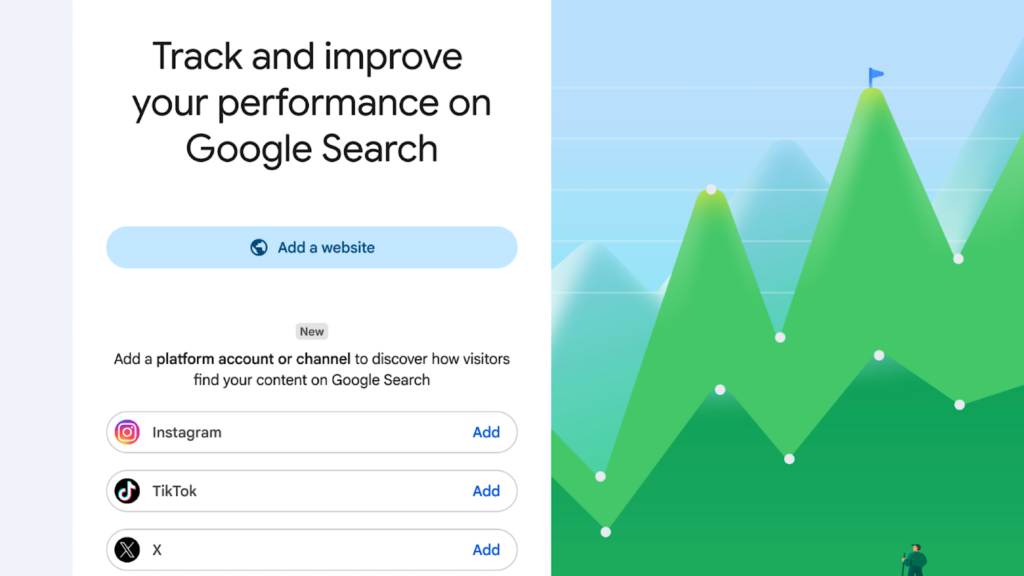 Google Search Console Adds Social Media Platforms