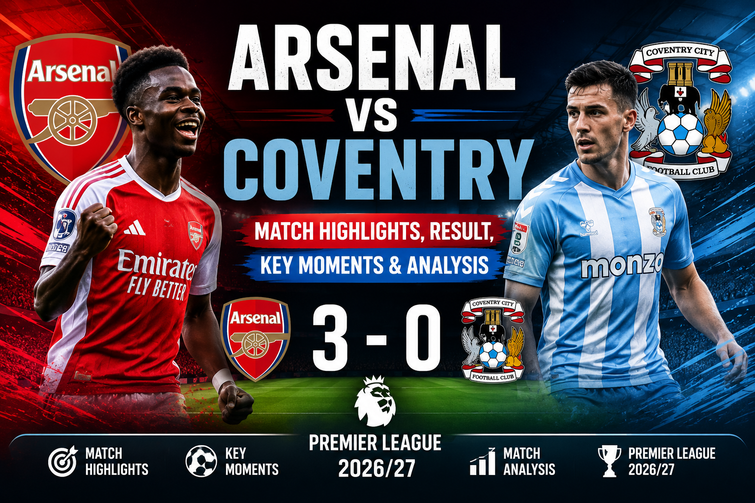 Arsenal vs Coventry